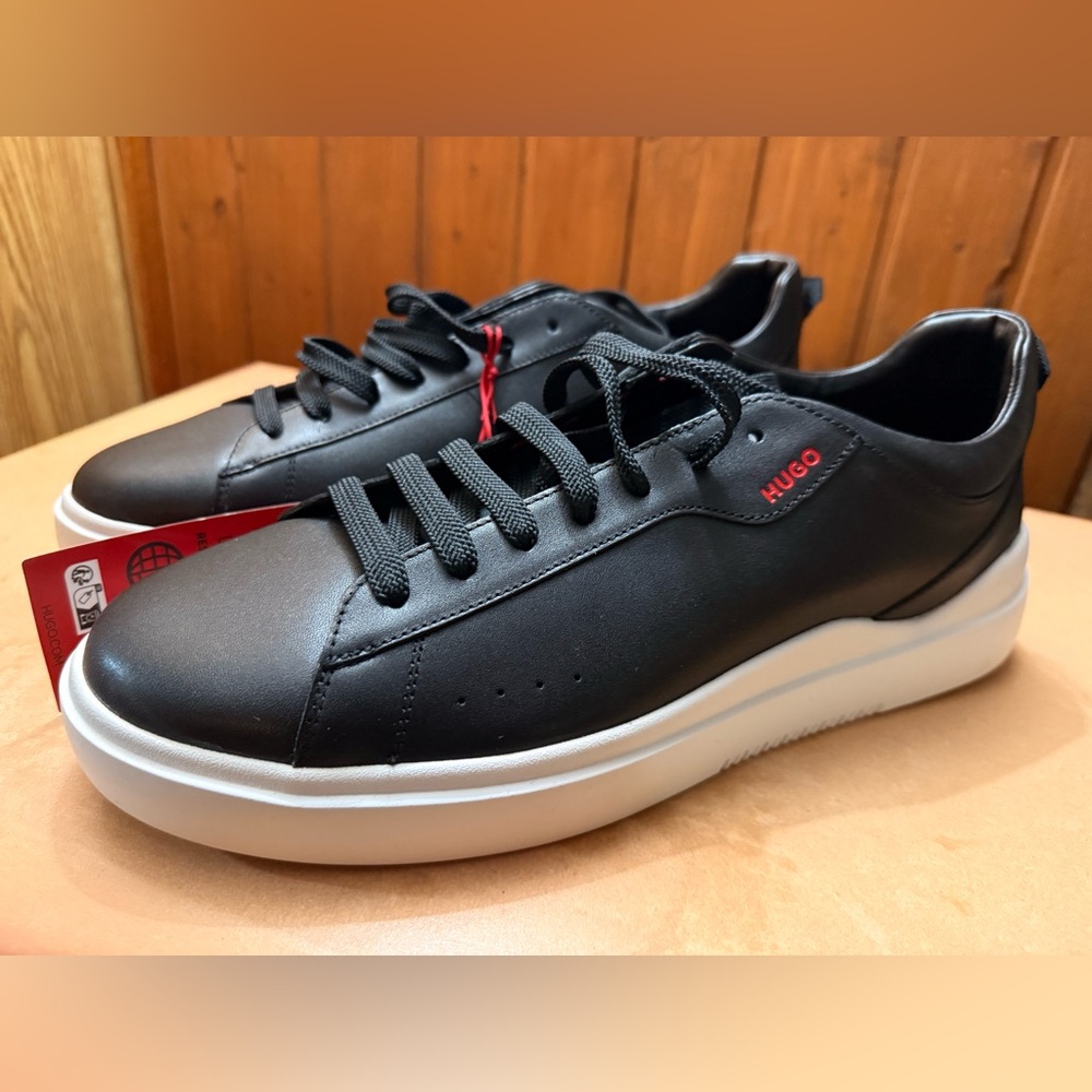HUGO Black and White Men's Sneakers(brand new)